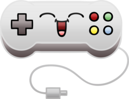 gradient shaded cartoon of a game controller png