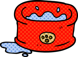 cartoon doodle pet bowl png