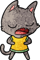 dibujos animados de gato parlante png