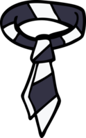 corbata de oficina de doodle de dibujos animados png