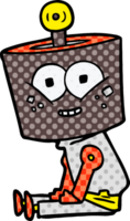 happy cartoon robot png