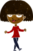 mulher de aparência presunçosa dos desenhos animados png