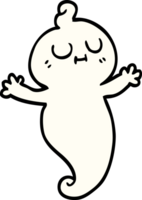 cartoon doodle ghost png