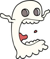 cartoon doodle spooky ghost png