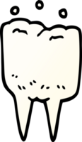 cartoon doodle tooth png