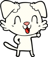 laughing cartoon dog png