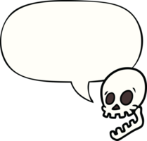 laughing skull cartoon with speech bubble png