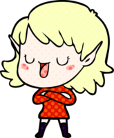 Cartoon-Elf-Mädchen png