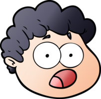 cartoon male face png