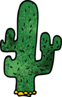 cartoon doodle cactus png