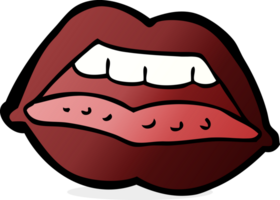 sexy lippensymbol der karikatur png