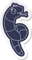 cartoon sticker kawaii van een schattige slang png