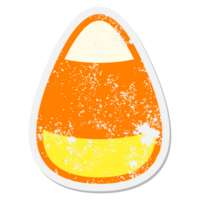 candy corn grunge sticker png