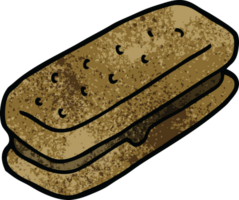 biscoito de chocolate de desenho animado png