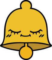 cute cartoon of a bell png