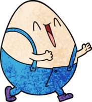 homme aux oeufs de dessin animé humpty dumpty png