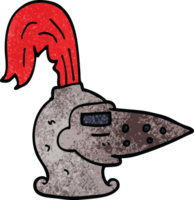 Cartoon-Doodle-Ritterhelm png