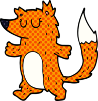 Cartoon-Doodle-Fuchs png