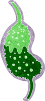 tecknad serie bubblande mage png