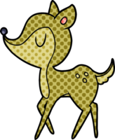 dessin animé mignon cerf png