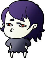 ragazza vampiro cartone animato png