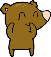 personnage de dessin animé d'ours png