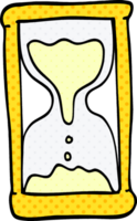 cartoon doodle hourglass png