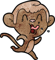 crazy cartoon monkey png