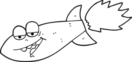 hand drawn black and white cartoon missile png