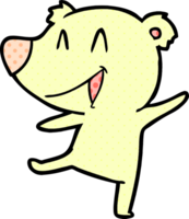 ridendo orso cartone animato png