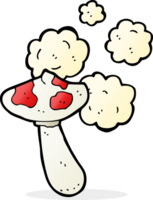 cartoon toadstool mushroom png