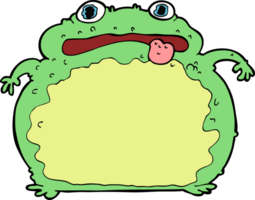 cartoon funny frog png