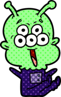 happy cartoon alien png