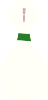 flache farbe stil cartoon happy bowling pin png