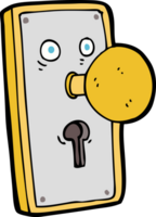 cartoon door knob png