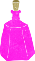 tecknad potion flaska png