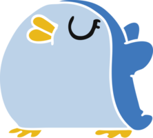 hand- getrokken tekenfilm schattig kawaii rood Robin png