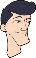 cartoon confident man png