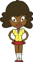 cartoon pretty woman png