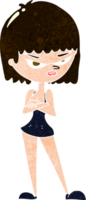 caricatura, enojado, mujer png