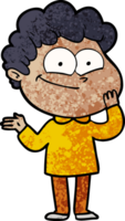 cartoon happy man png