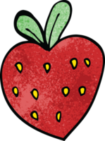 cartoon doodle strawberry fr png