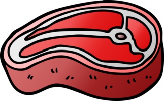 Cartoon-Doodle leckeres Steak png