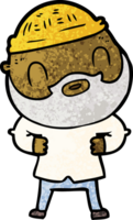 cartoon bearded man png