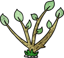 planta brotando dos desenhos animados png