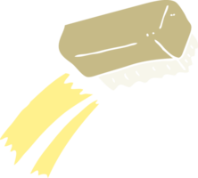 flat color illustration of scrubbing brush png