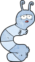 cartoon tired caterpillar png