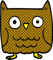 hibou drôle de dessin animé png