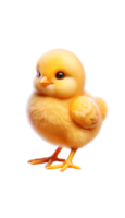 3d illustrazione di un' poco bambino pollo png