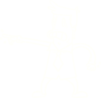 dibujo de tiza de hombre estresado png